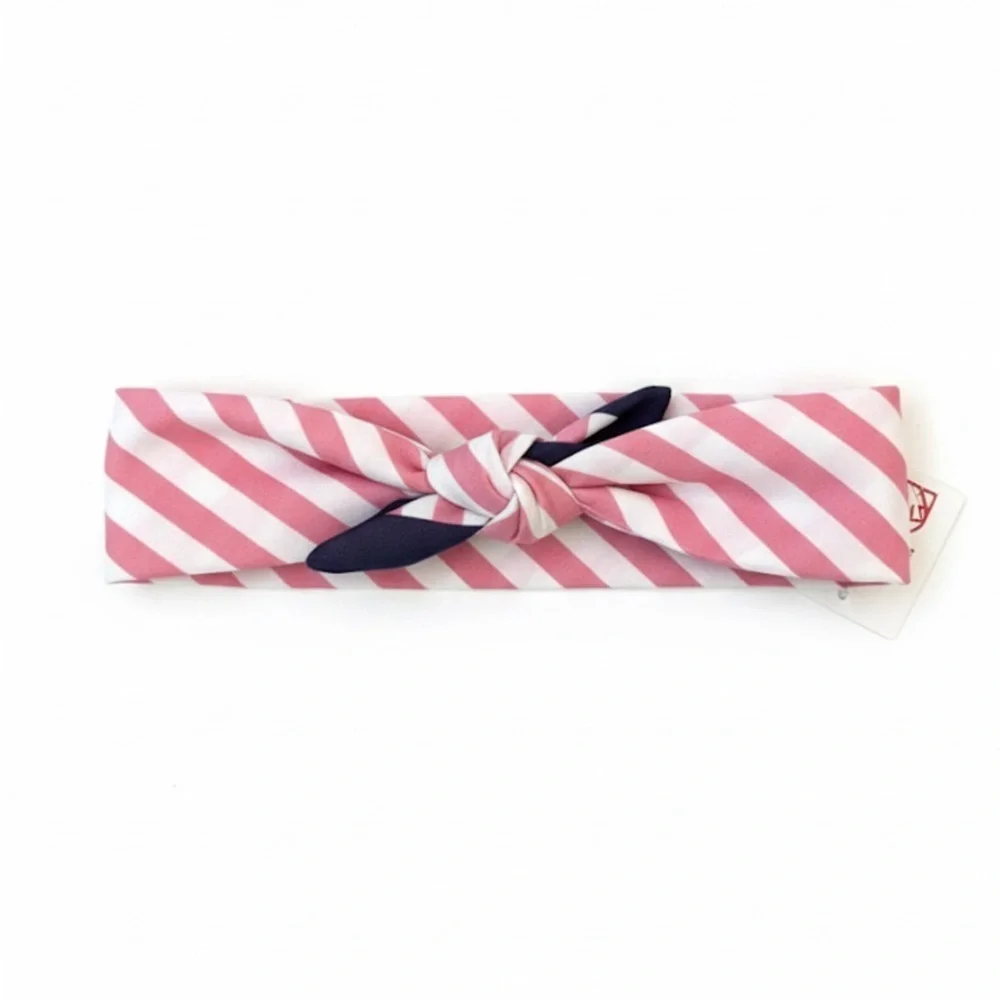 ✨NEW Pink and White Striped Headband